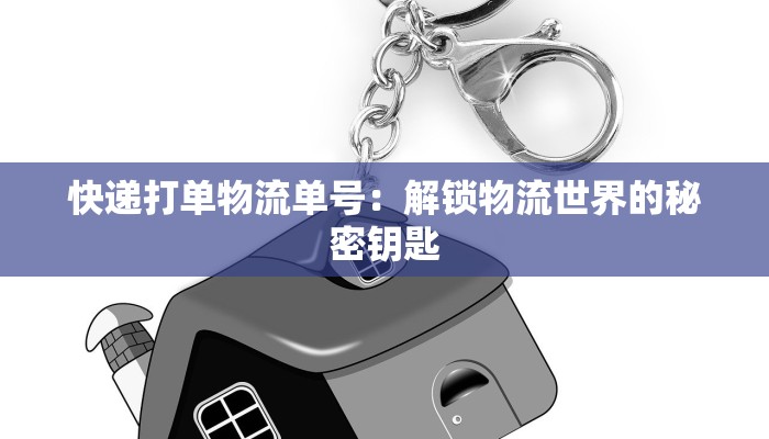 快递打单物流单号：解锁物流世界的秘密钥匙