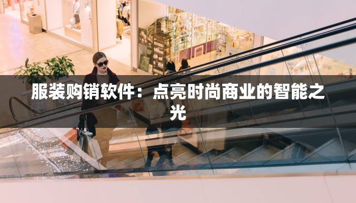 服装购销软件:点亮时尚商业的智能之光 服装购销软件:点亮时尚商业的智能之光