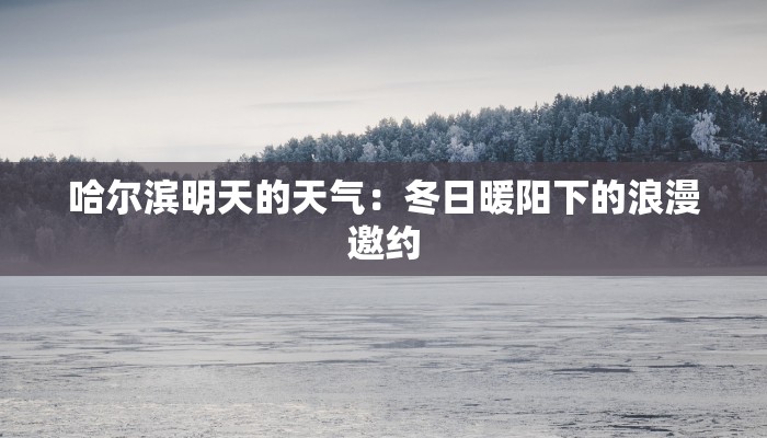 哈尔滨明天的天气：冬日暖阳下的浪漫邀约