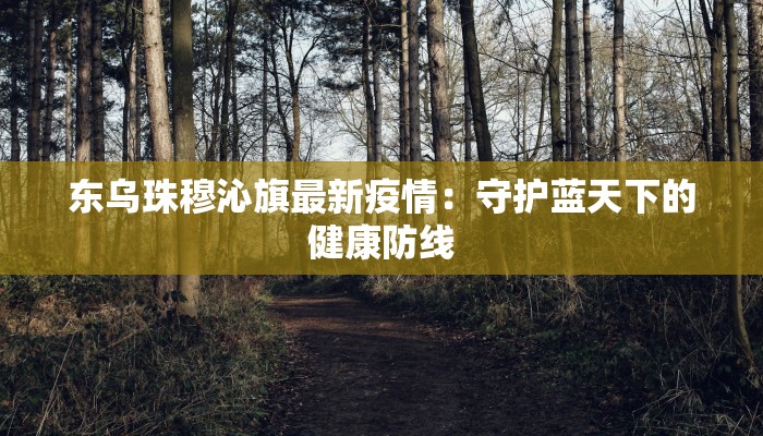 东乌珠穆沁旗最新疫情：守护蓝天下的健康防线