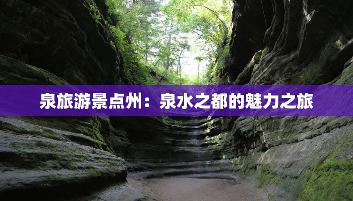 泉旅游景点州：泉水之都的魅力之旅