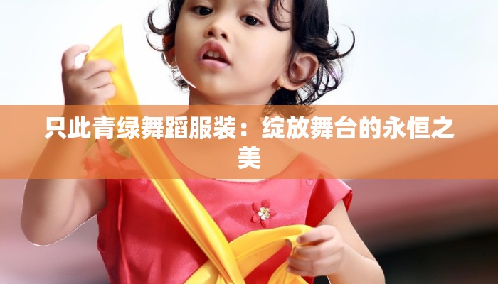 只此青绿舞蹈服装：绽放舞台的永恒之美