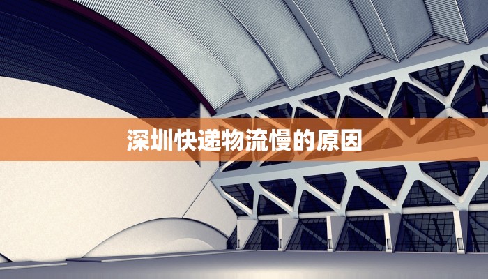 深圳快递物流慢的原因