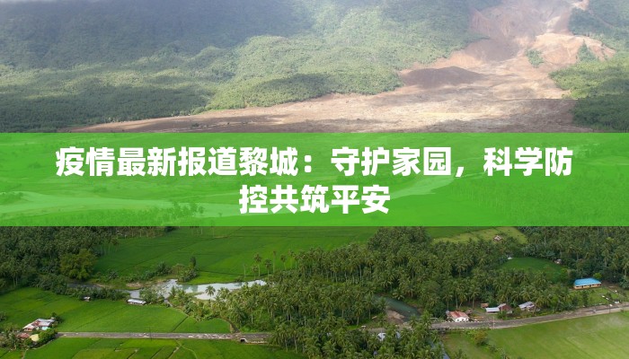 疫情最新报道黎城：守护家园，科学防控共筑平安